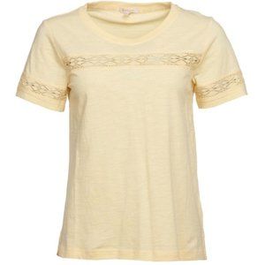 Barbour Women's Lace Insert T-Shirt, Sz 14, NWT